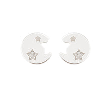 画像をギャラリービューアに読み込む, STAR THUMBTACK DIAMOND STUDS - WHITE GOLD