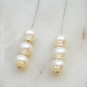 C&D PEARL BACK - WHITE GOLD