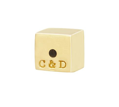 C&D CUBE BACK - YELLOW GOLD
