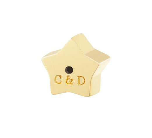 C&D STAR BACK - YELLOW GOLD