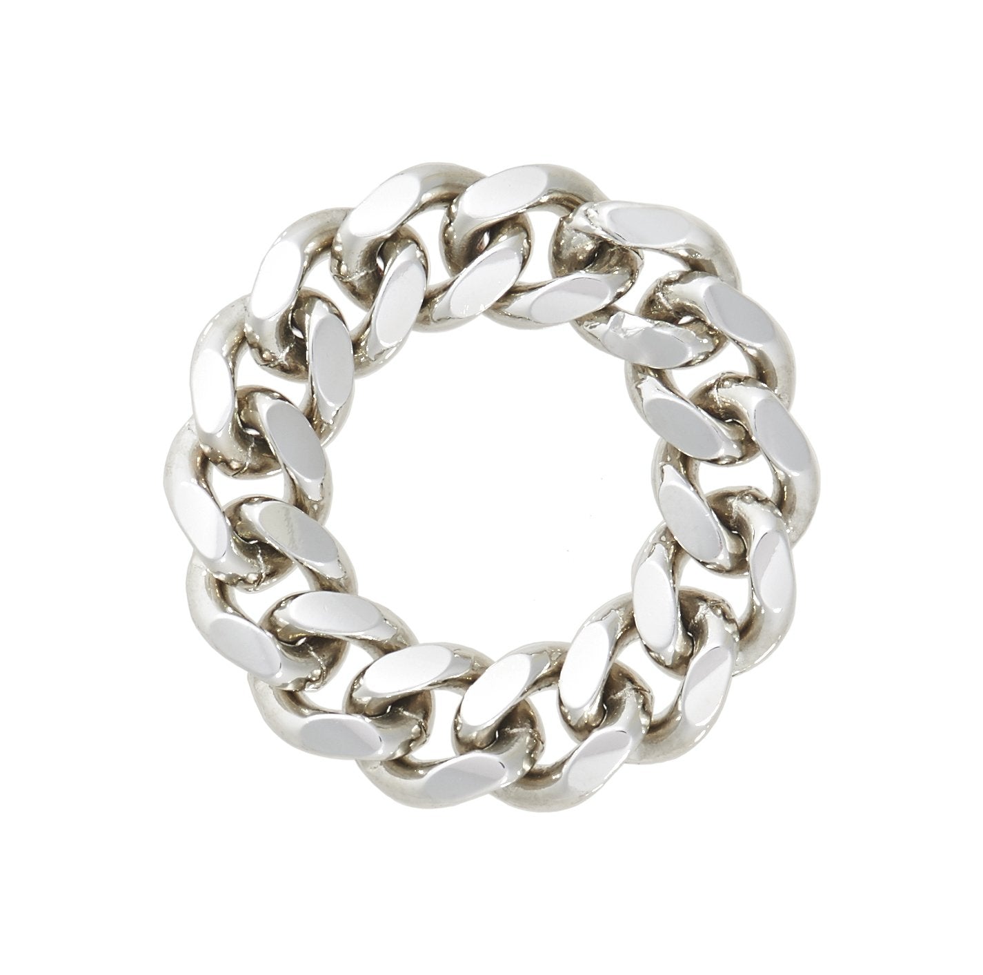 CHAINLINK RING - STERLING SILVER – coffeeanddiamondsjp