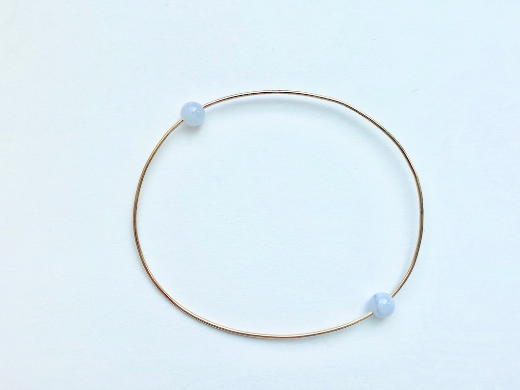 RESORT WIRE BRACELET - LIGHT BLUE