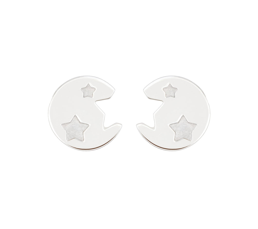 STAR THUMBTACK STUDS - WHITE GOLD